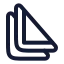 Napkins icon with stroke rounded style