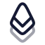 Napkins icon with twotone rounded style