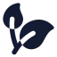 Naturalfood icon with solid standard style