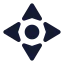 Navigation icon with solid standard style
