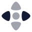 Navigation icon with bulk rounded style
