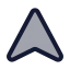 Navigation icon with duotone standard style