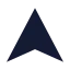Navigation icon with solid sharp style