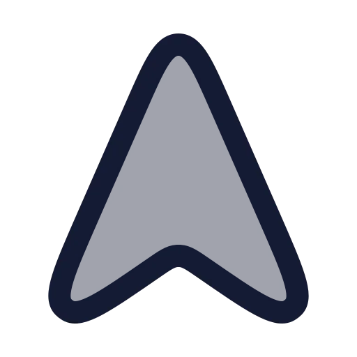 Navigation 2 Icon in Duotone Rounded style