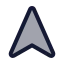 Navigation icon with duotone standard style
