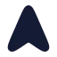 Navigation icon with solid rounded style