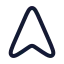 Navigation icon with stroke rounded style