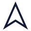 Navigation icon with stroke sharp style
