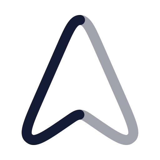 Navigation 2 Icon in Twotone Rounded style