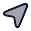 Navigation icon with duotone rounded style