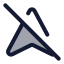 Navigationoff icon with duotone standard style