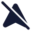 Navigationoff icon with solid standard style
