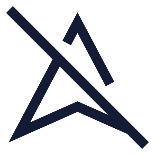 Navigation Off 01 Icon in Stroke Sharp style