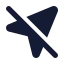 Navigationoff icon with solid standard style
