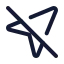 Navigationoff icon with stroke standard style