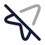 Navigationoff icon with twotone rounded style