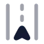 Navigator icon with bulk rounded style