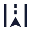 Navigator icon with solid sharp style
