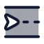 Navigator icon with duotone rounded style