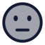 Neutral icon with duotone rounded style