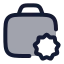 Newjob icon with duotone rounded style