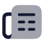 News icon with bulk rounded style