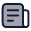 News icon with duotone rounded style