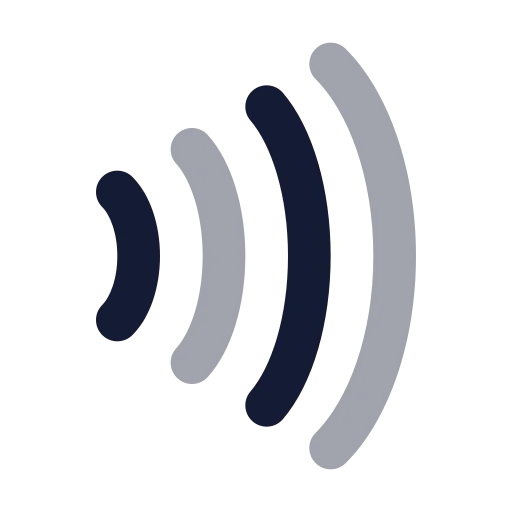 Nfc Icon in Bulk Rounded style