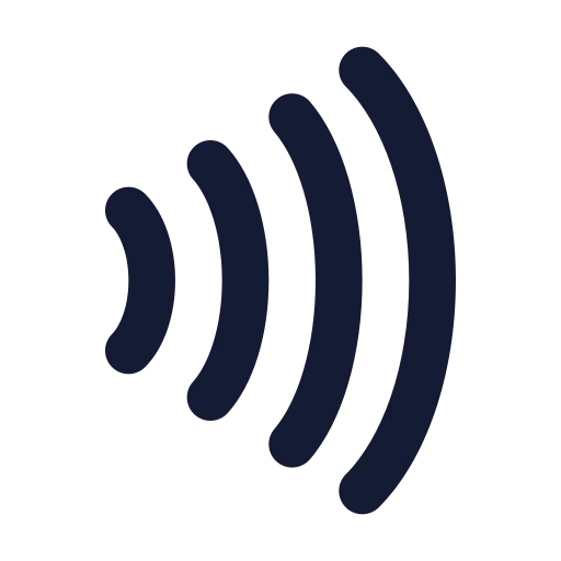 Nfc Icon in Solid Rounded style