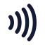 Nfc icon with solid standard style