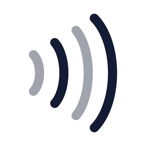 Nfc Icon in Twotone Rounded style