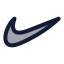 Nike icon with duotone rounded style