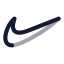 Nike icon with twotone rounded style