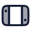 Nintendo icon with duotone rounded style