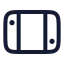 Nintendo icon with stroke rounded style