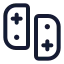 Nintendoswitch icon with stroke standard style