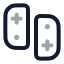 Nintendoswitch icon with twotone rounded style