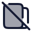 Nomeetingroom icon with duotone rounded style