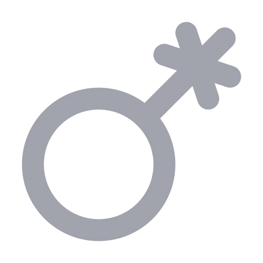 Non Binary Icon in Bulk Rounded style