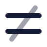 Not Equal Sign icon preview