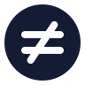 Not Equal Sign Circle icon preview