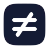 Not Equal Sign Square icon preview
