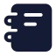 Note icon with solid standard style