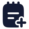 Note Add icon preview