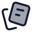 Note icon with duotone standard style