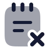 Note Remove icon preview