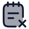 Note Remove icon preview