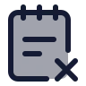 Note Remove icon preview