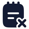 Note Remove icon preview
