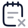 Note Remove icon preview